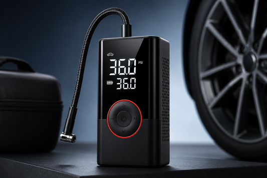 Inflador de Llantas Digital 150 PSI – Práctico, Recargable y Portátil. 20% de Descuento en tu Primera Compra.